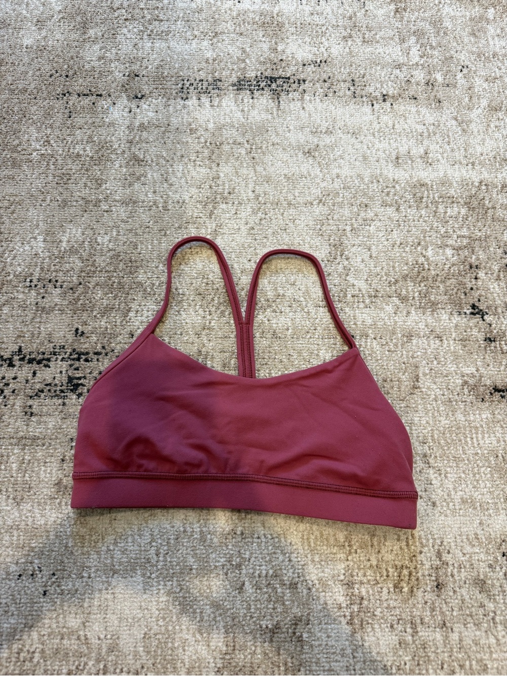 Lululemon Burgundy Sports Bra